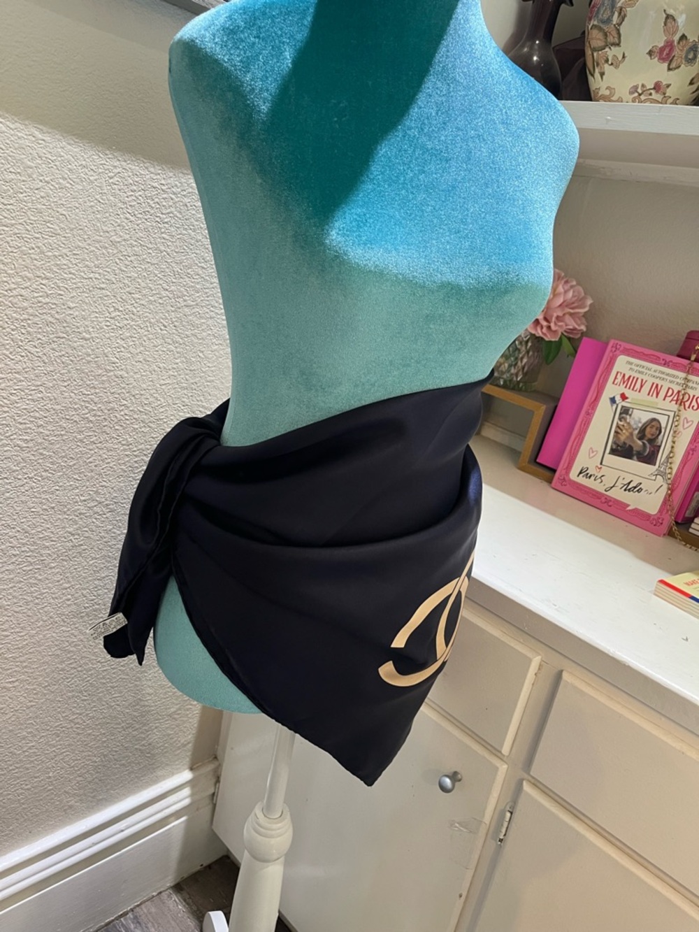 Chanel Silk Scarf - Picture 9 of 10